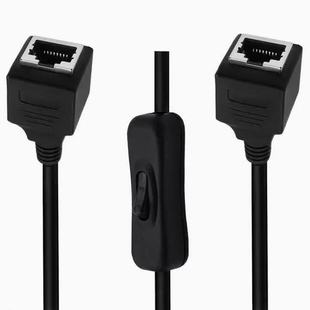 Main image of Super Class 6 Gigabit cat6e network cable with 304 switch control network Disconnect extension network cable  Mother to mother straight head  1m