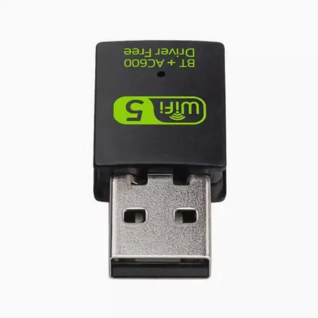 Alt view image 4 of 4 - USB Bluetooth 5.0 Wireless card 600Mbps dual-band wireless card driver free WiFi Bluetooth 2 in 1  600M + Bluetooth 5.0 drive-free