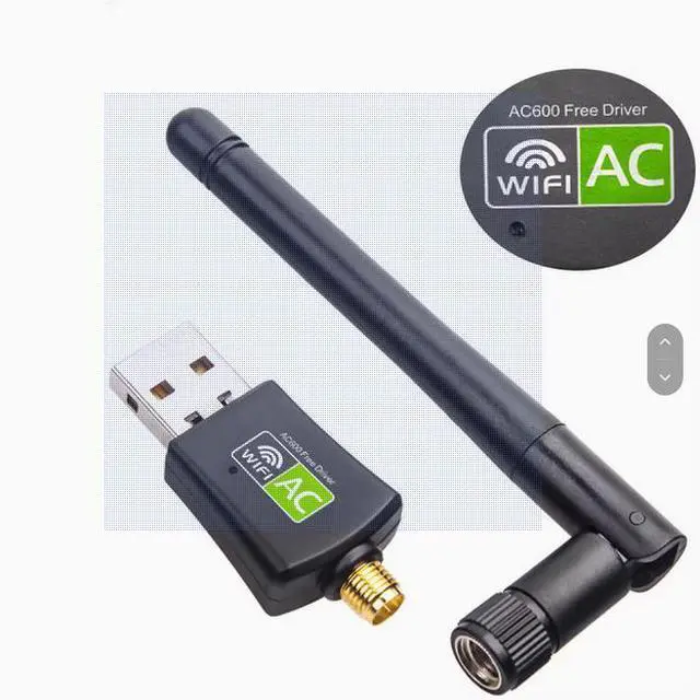 Alt view image 3 of 4 - No-drive card No-drive wireless card 600Mbps dual-band wireless card Realtek RTL8811 chip  Built-in antenna