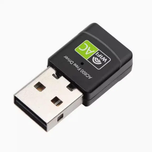 Alt view image 4 of 4 - No-drive card No-drive wireless card 600Mbps dual-band wireless card Realtek RTL8811 chip  Built-in antenna