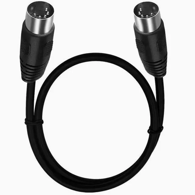 Alt view image 2 of 5 - DIN5P double male head line, large 5P connection line beauty equipment wiring stage fog machine line 1m