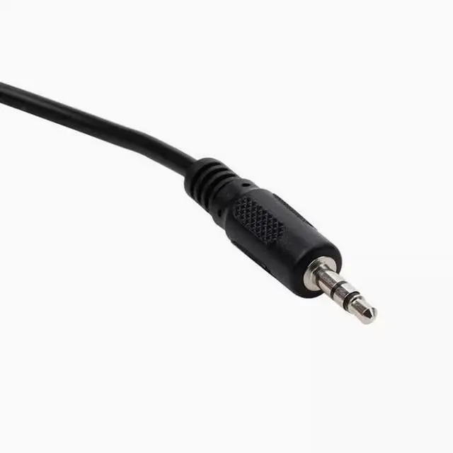 Alt view image 2 of 3 - RS232 Serial audio cable DB9 female Rs232 to stereo DC2.5/3.5mm speaker cable 1.8M  DB9 male