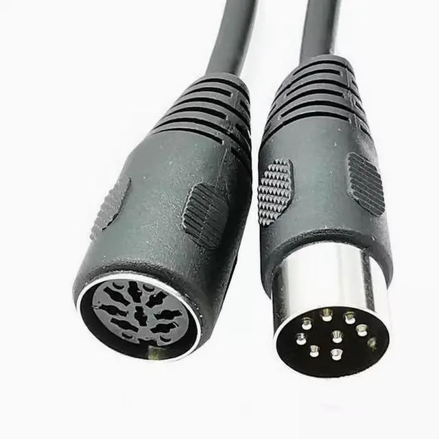 Alt view image 4 of 5 - DIN 8Pin Male/female extension cable Eight-core conference audio system cable Handhold microphone cable Signal control cable
