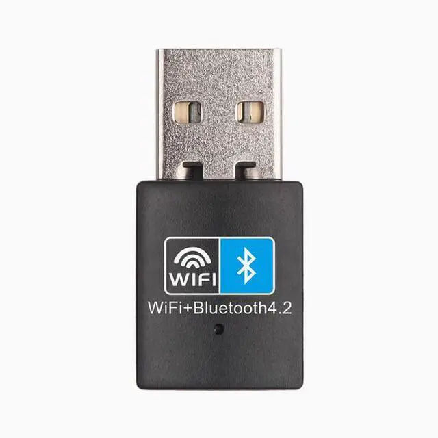 Alt view image 3 of 5 - USB Wireless network Card Bluetooth 4.2 2-in-1 adapter 150M WIFI receiver transmitter desktop