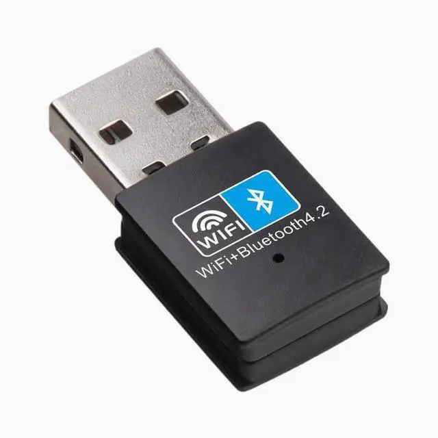 Alt view image 2 of 5 - USB Wireless network Card Bluetooth 4.2 2-in-1 adapter 150M WIFI receiver transmitter desktop