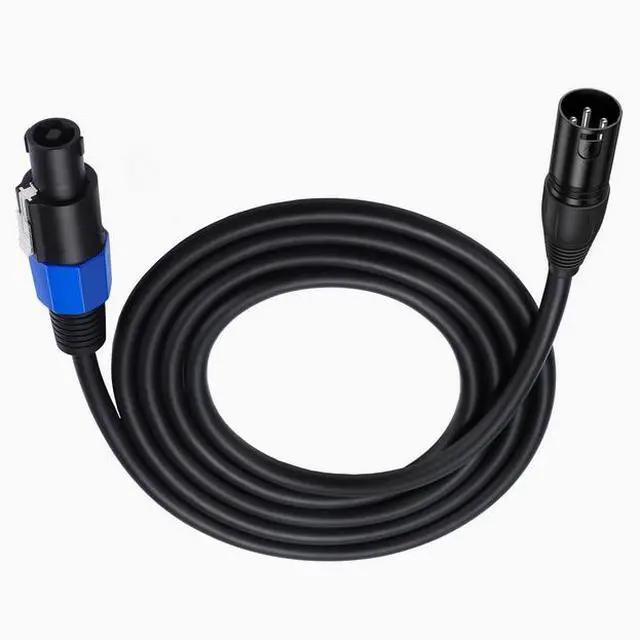 Alt view image 2 of 2 - XLR Rotary Speakon male head audio extension cable Ohm professional audio stage microphone connection cable 5m (16 ft.)