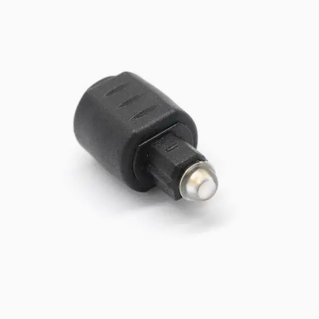 Alt view image 4 of 5 - Fiber converter toslink Fiber Converter adapter mini 3.5 to toslink male