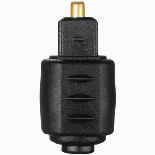 Alt view image 5 of 5 - Fiber converter toslink Fiber Converter adapter mini 3.5 to toslink male