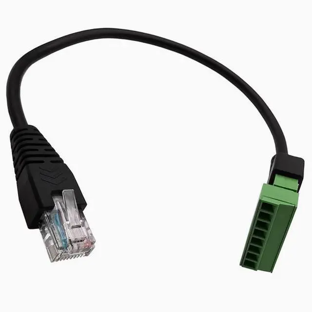 Alt view image 2 of 4 - Network cable RJ45 to 8P connector rj45 to 8-bit no-solder cable terminal Network cable through the extension cable