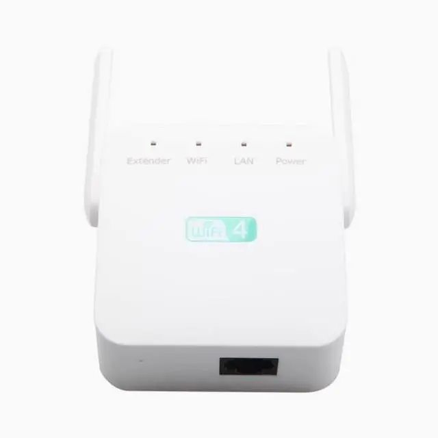 Alt view image 2 of 4 - wifi signal Amplifier repeater 300m wifi repeater expander Signal booster Black