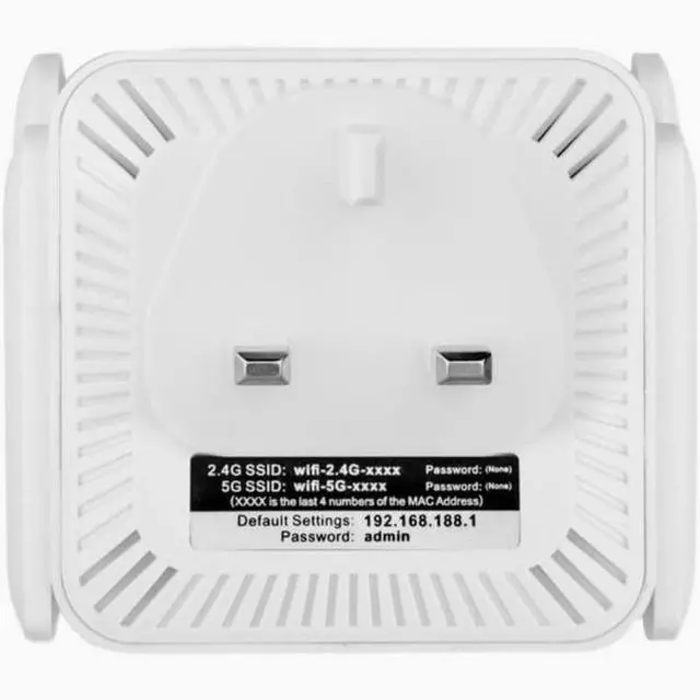 Alt view image 4 of 4 - wifi signal Amplifier repeater 300m wifi repeater expander Signal booster Black