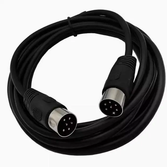 Alt view image 2 of 5 - Large DIN line DIN6-line Large DIN 6Pin din6P Large DIN6P public audio data signal connection cable 3m