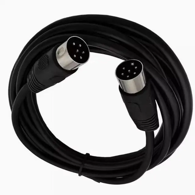 Alt view image 3 of 5 - Large DIN line DIN6-line Large DIN 6Pin din6P Large DIN6P public audio data signal connection cable 3m