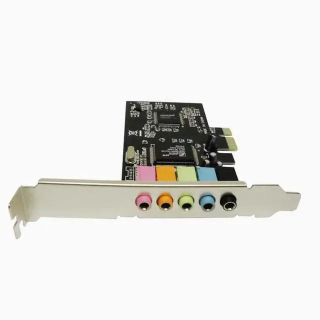 Alt view image 3 of 5 - PCIE Sound card 4.1 Sound Channel Sound card CMI8738 chip pci-e 5.1 Stereo audio card