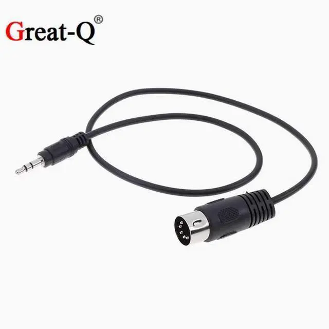 Main image of 3.5 Audio Plug to MIDI 5-core adapter Computer audio output MIDI5-core DIN5P cable
