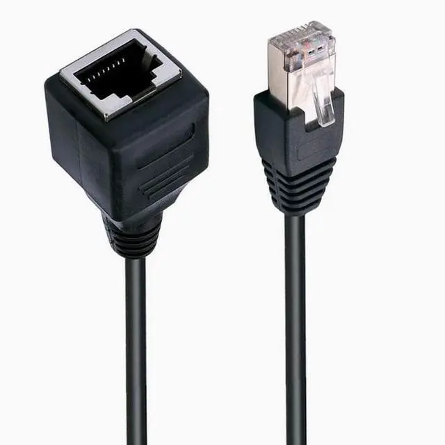 Alt view image 2 of 5 - RJ-45 Male/Female extension cable cat5e Network cable switching to 100 Mbit network extension cable RJ45 Industrial female cable CAT5