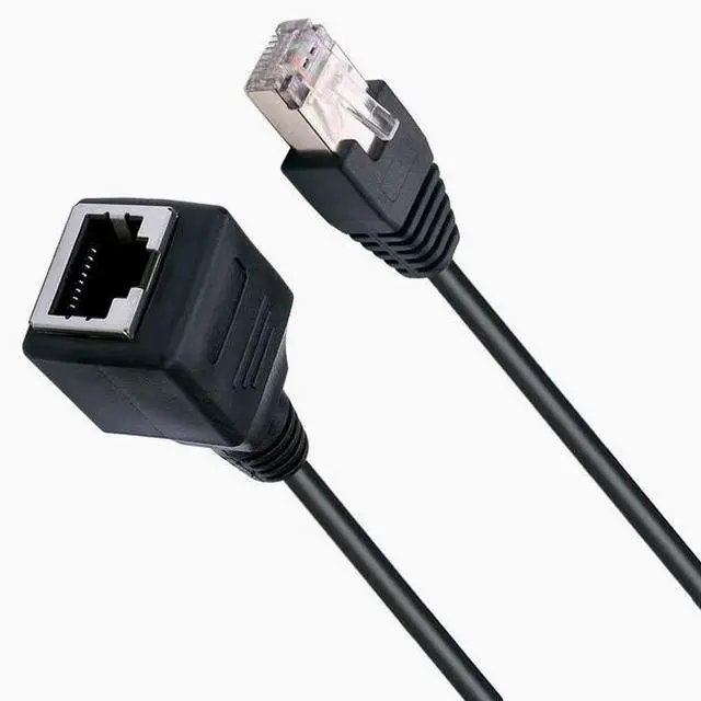 Alt view image 3 of 5 - RJ-45 Male/Female extension cable cat5e Network cable switching to 100 Mbit network extension cable RJ45 Industrial female cable CAT5