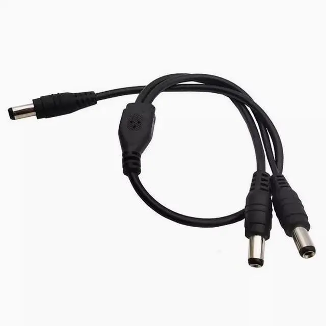 Alt view image 4 of 4 - DC Power Jack Adapter Spliter Converter 2.1*5.5 MM cable