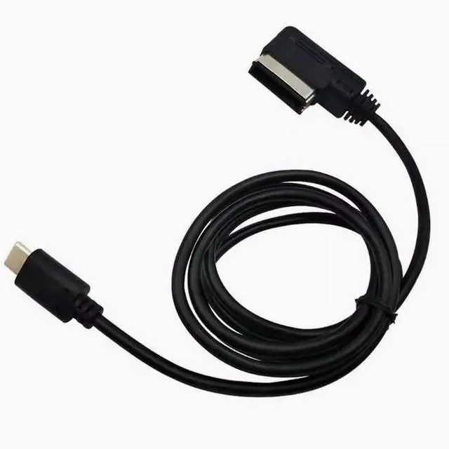 Alt view image 2 of 4 - Audi AMI Volkswagen MDI to USB 3.1 USB-C letV mobile tablet car charging line