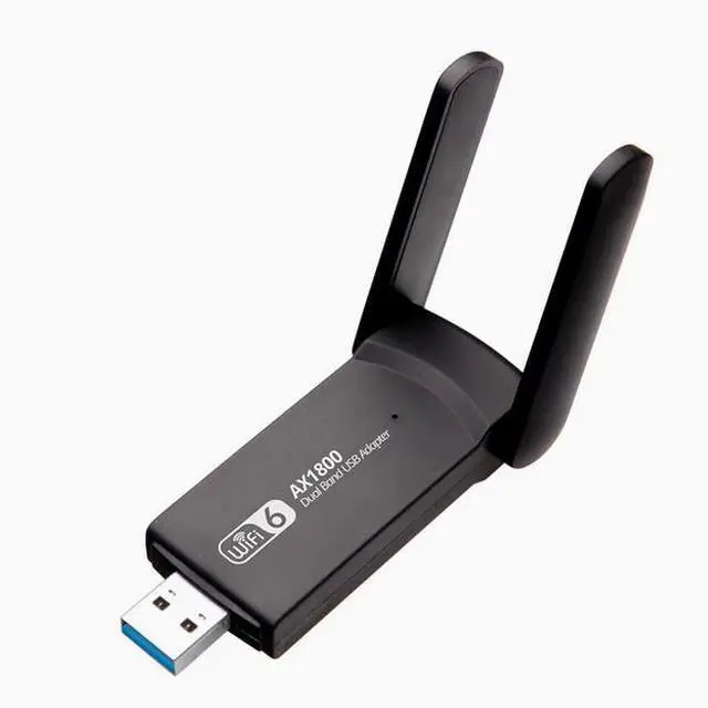 Alt view image 2 of 3 - wifi6 wireless card usb desktop computer Gigabit dual-band 5G 1800M gaming reception and transmission