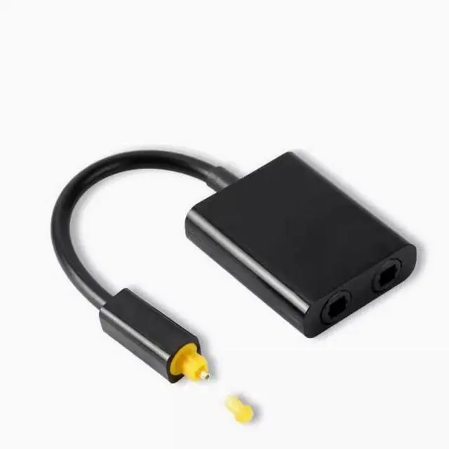 Main image of Fiber optic converter 2 in 1 out audio fiber cable one minute two fiber adapter audio fiber distributor
