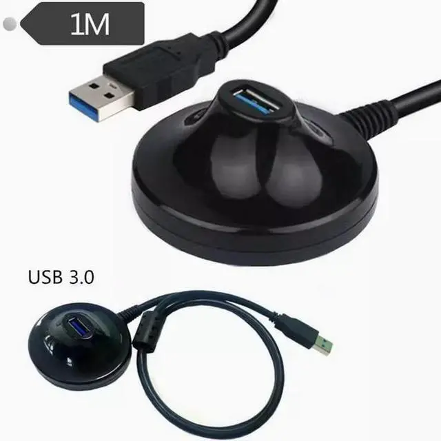 Main image of USB3.0 male to female extension cable with Base USB extension cable with base USB3.0 base extension cable