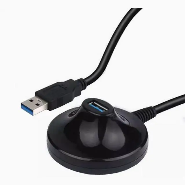 Alt view image 5 of 5 - USB3.0 male to female extension cable with Base USB extension cable with base USB3.0 base extension cable