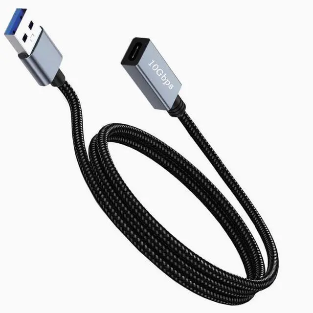 Alt view image 3 of 5 - Double-sided 10Gbps data tape chip usb3.2 cable USB Revolution Type-C female conversion cable Gen2