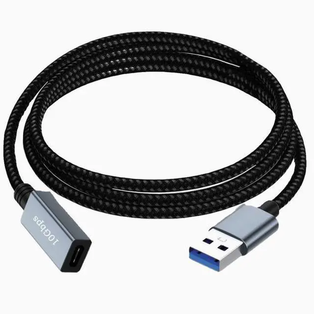 Alt view image 5 of 5 - Double-sided 10Gbps data tape chip usb3.2 cable USB Revolution Type-C female conversion cable Gen2