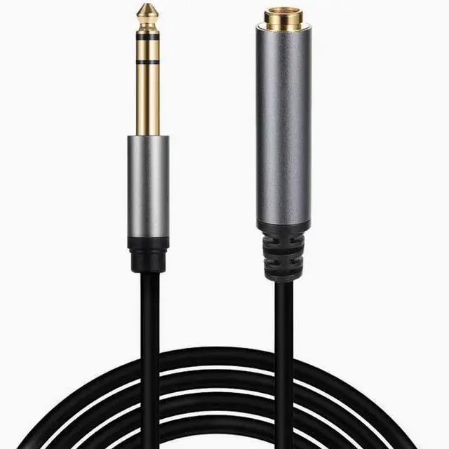 Main image of 6.35mono dual channel male vowel extended guitar audio line amplifier microphone recording studio