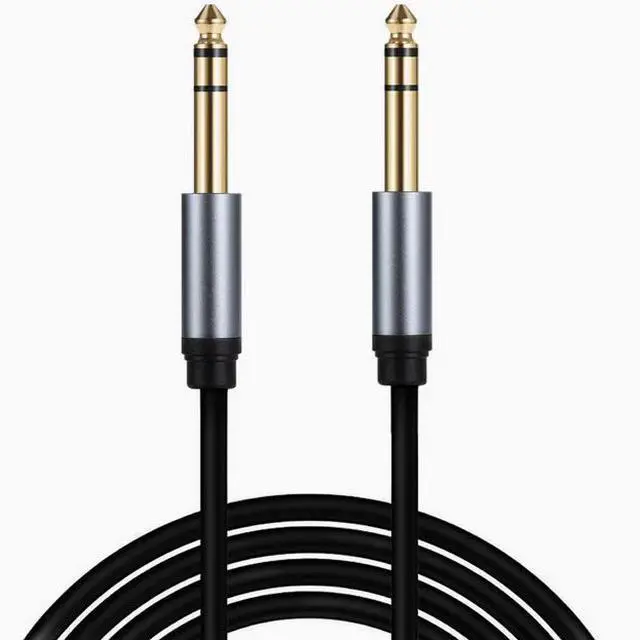 Main image of 6.35 male to male three core dual channel stereo noise cancellation mono electric box sound mixer Guitar 6.5mm audio cable