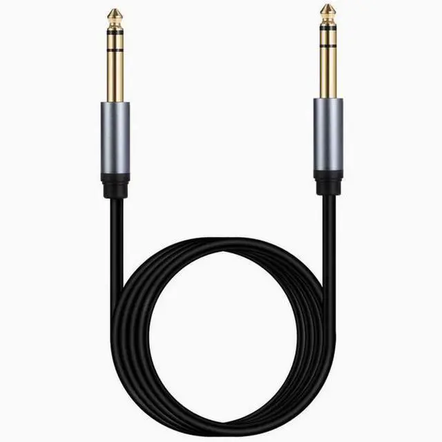 Alt view image 2 of 4 - 6.35 male to male three core dual channel stereo noise cancellation mono electric box sound mixer Guitar 6.5mm audio cable