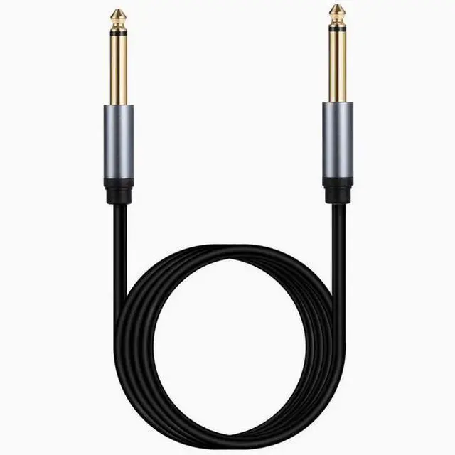 Main image of 6.35 male to male three core mono stereo noise cancellation MONO electric box sound mixer Guitar 6.5mm audio cable