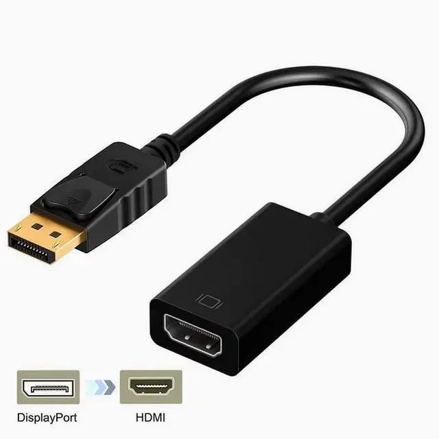 Alt view image 2 of 3 - DP to HDMI HD conversion cable 4K computer monitor cable Video cable