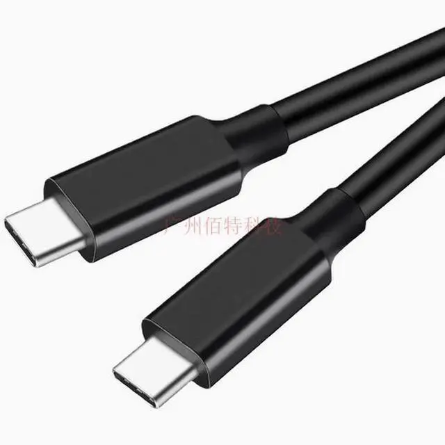 Alt view image 2 of 3 - Gen2*2 hard disk data cable Type-C dual head USB3.2 Mobile computer PD100W fast charge cable 4K projection screen