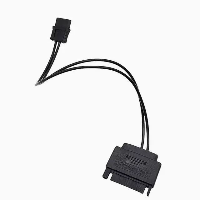 Alt view image 3 of 3 - 15pin to 6pin power cable sata cable Large to small serial port Hard disk sata power cable extension cable