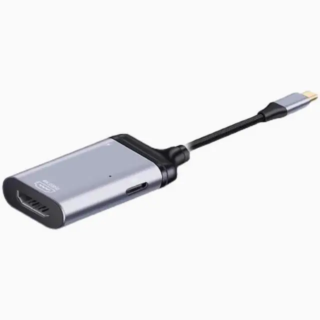 Alt view image 2 of 3 - typec to hdmi/VGA/DP/ network port lightning 3 male converter female projection screen display HD cable TYPE-C TO RJ45