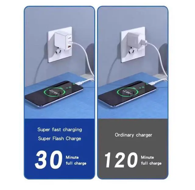 Alt view image 2 of 5 - 50W charger for oppo super flash charge Samsung mobile phone charging head super fast charge