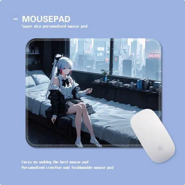 Main image of Kamisato Ayaka Mouse pad Small Genshin Impact gaming table pad Computer keyboard pad Medium mouse pad  30X25CM Gray