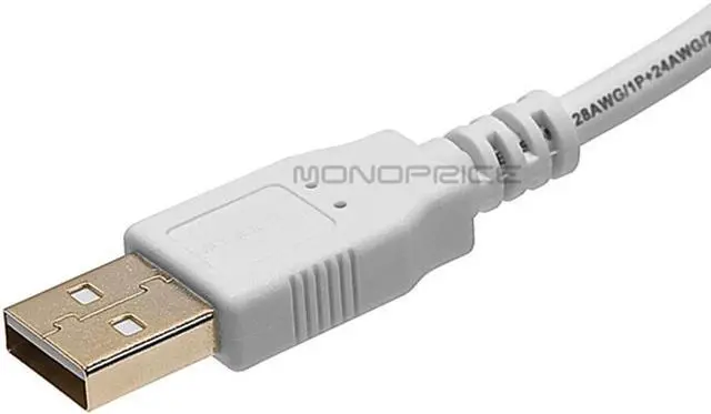 Alt view image 4 of 5 - USB 2.0 Extension Cable - 3 Feet - White | USB Type-A Male to USB Type-A Female