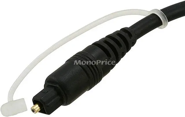 Main image of Digital Optical Audio Cable - 6 Feet - TosLink to Mini TosLink Male/Male, 5.0mm Outside Diameter, Gold plated ferrule