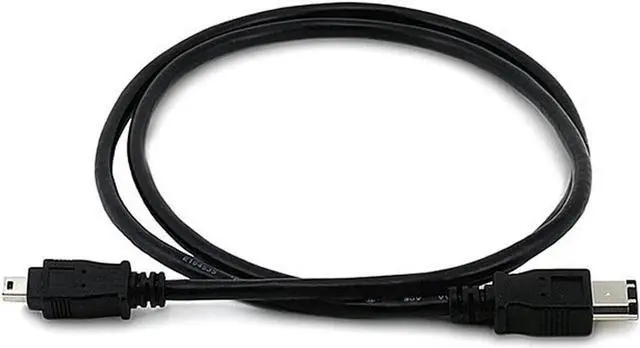 Main image of IEEE-1394 FireWire& i.LINK DV Cable 6P-4P M/M - 3ft (BLACK)