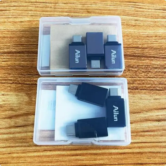 Alt view image 4 of 5 - Ailun Type-C adapter USB-C to USB-A 3.0 female adapter for mobile OTG external devices 3PACK