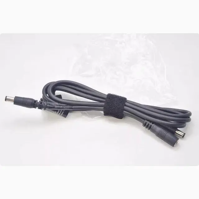 Main image of Original female 5.5mm 2.5MM DC port to two male power supply one point two power supply cable Connection cable