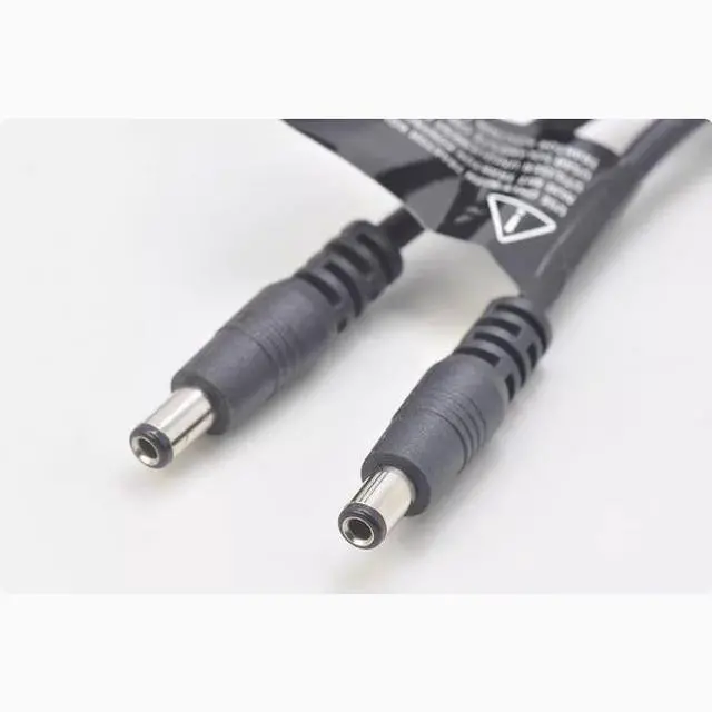 Alt view image 4 of 4 - Original female 5.5mm 2.5MM DC port to two male power supply one point two power supply cable Connection cable