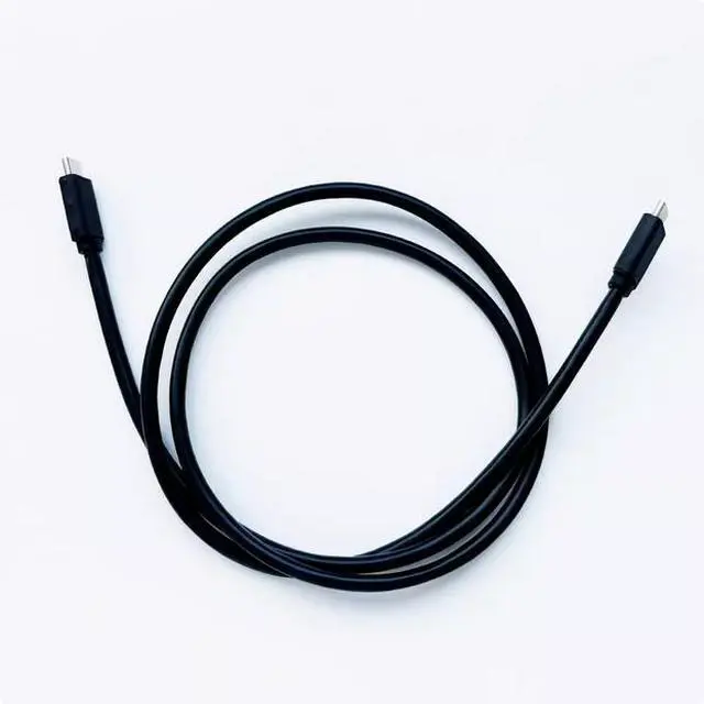 Alt view image 2 of 3 - Lightning 3 20G passive Lightning cable USB-C 4K60Hz display cable dual Type-C USB 3.1