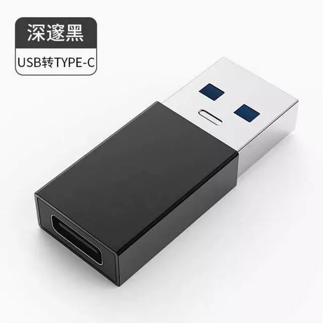 Alt view image 8 of 8 - [10Gbps] USB to USB C Adapter: Small but Mighty! High-Speed Type-c to USB Adapter. [USB-C 3.2] USB C to USB A Adapter for Charging & Data Transfer (Black USB-C Female (3-Pack))