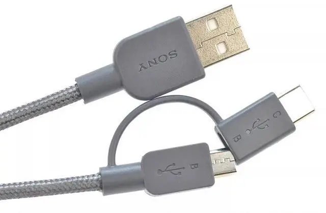 Main image of S O- N Y 2-in-1 Type-C data cable Charging Data cable Universal USB-C port device Android mobile phone slow charge