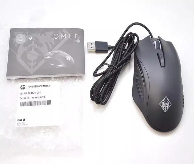 Alt view image 3 of 5 - H-P OMEN600 Shadow Sprite RGB photoelectric USB high 12000DPI Eat PUBG LOL esports gaming mouse