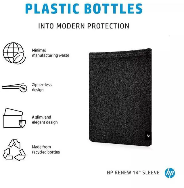 Alt view image 3 of 5 - For HP  14 Laptop Sleeve Sophie Tablet iPad Universal interior bag magnetic suction port